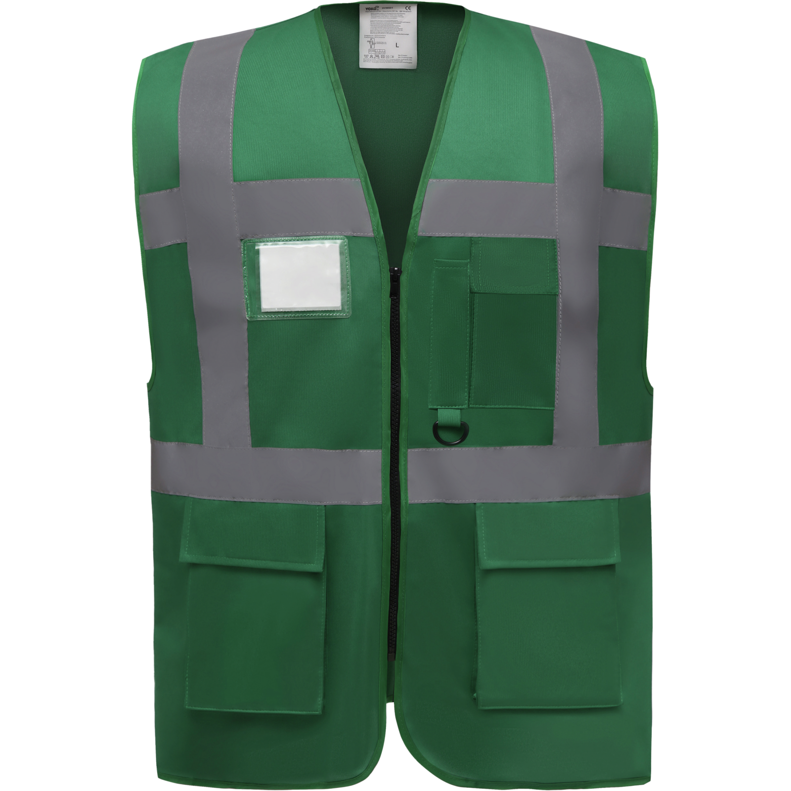 Gilet de travail RETRO multipoches vert