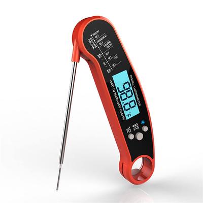 Digital Meat Thermometer Instant Read Waterproof Food Thermometer BBQ thermometer with Backlight Magnet Calibration Thermometer for Kitchen Cooking