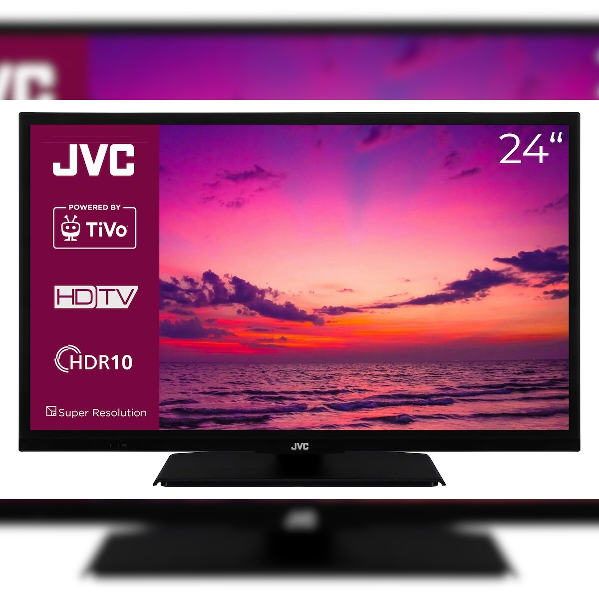 JVC LT-24VH5455 Fernseher 24 Zoll Smart TV by TiVo HD-Ready, HDR, Triple-Tuner, 6 Monate HD+ (2026) Image
