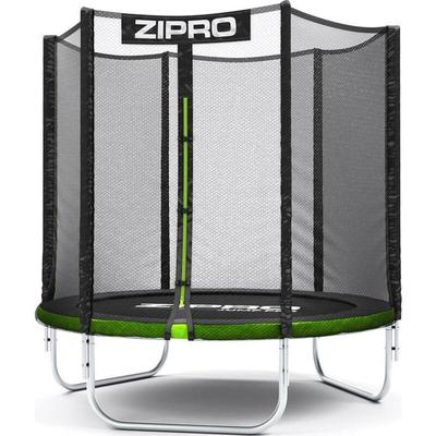 Trampolin mit Netz - ø 140 cm - bis 25 kg - grün Image