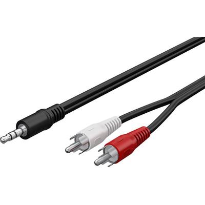 Audio Adapterkabel aux, 3,5 mm Klinke zu Stereo Cinch-Stecker, Klinke 3,5 mm Stecker (3-Pin, Image