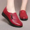 Schuhe für Frauen 2024 Frühling Herbst Frauen Wohnungen Mode Nicht-rutsch Casual Bequeme Damen Schuhe Plus Größe 35-41 müßiggänger Frauen