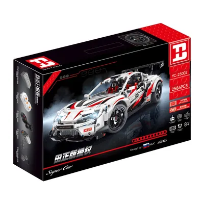 Auf lager YC-23002 1:10 moc technische rc sportwagen gt86 bausteine modell renn ziegel spielzeug für jungen weihnachts geschenkset Image