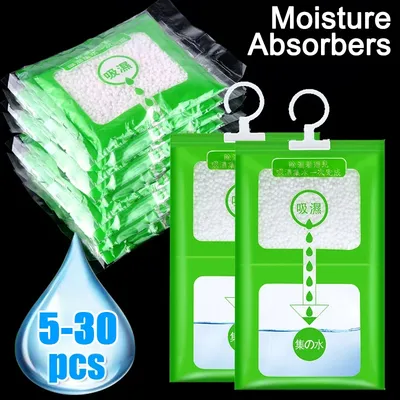 Hangable Wardrobe Moldproof Moisture Proof Dehumidification Bag humidity Moisture Absorbing Bag