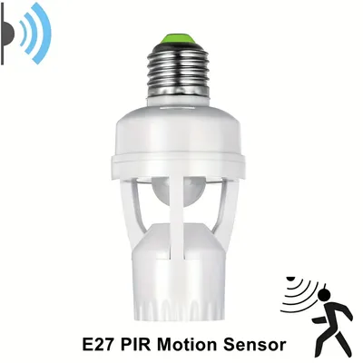 E27 LED Glühbirne Sockel Smart PIR Motion Sensor Lampe Outlet Menschlichen Körper Infrarot Lampe Konverter Motion Detektor Lampe Basis