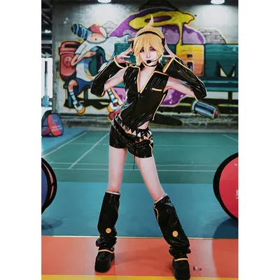 Len cosplay pu kostüm cosplay outfits anzug uniformen Image