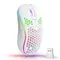 2.4G Wireless Mouse with RGB Backlit 6-button 3-speed DPI Type C Rechargeable Ergonomic Honeycomb Design Gaming Mouse