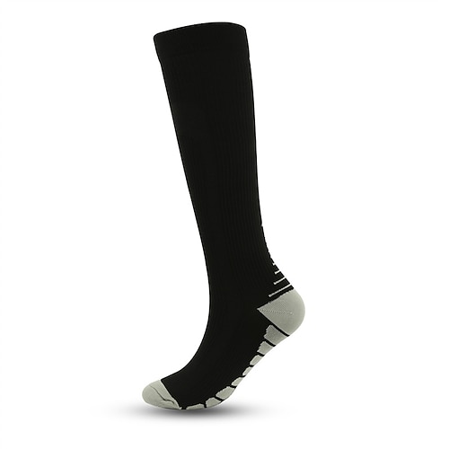Unisex Socken Kompressionsstrümpfe Fahrradsocken Sportsocken Sportsocken Camping / Wandern Outdoor-Übungen Radfahren / Fahrradfahren Warm Rutschfest Dehnbar 1 Paar Image