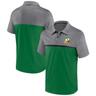 Men's Fanatics Green/Gray Oregon Ducks Polo