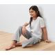 Tchibo - Kinder-Ripp-Pyjama - Mädchen - Gr. 170/176 - weiß