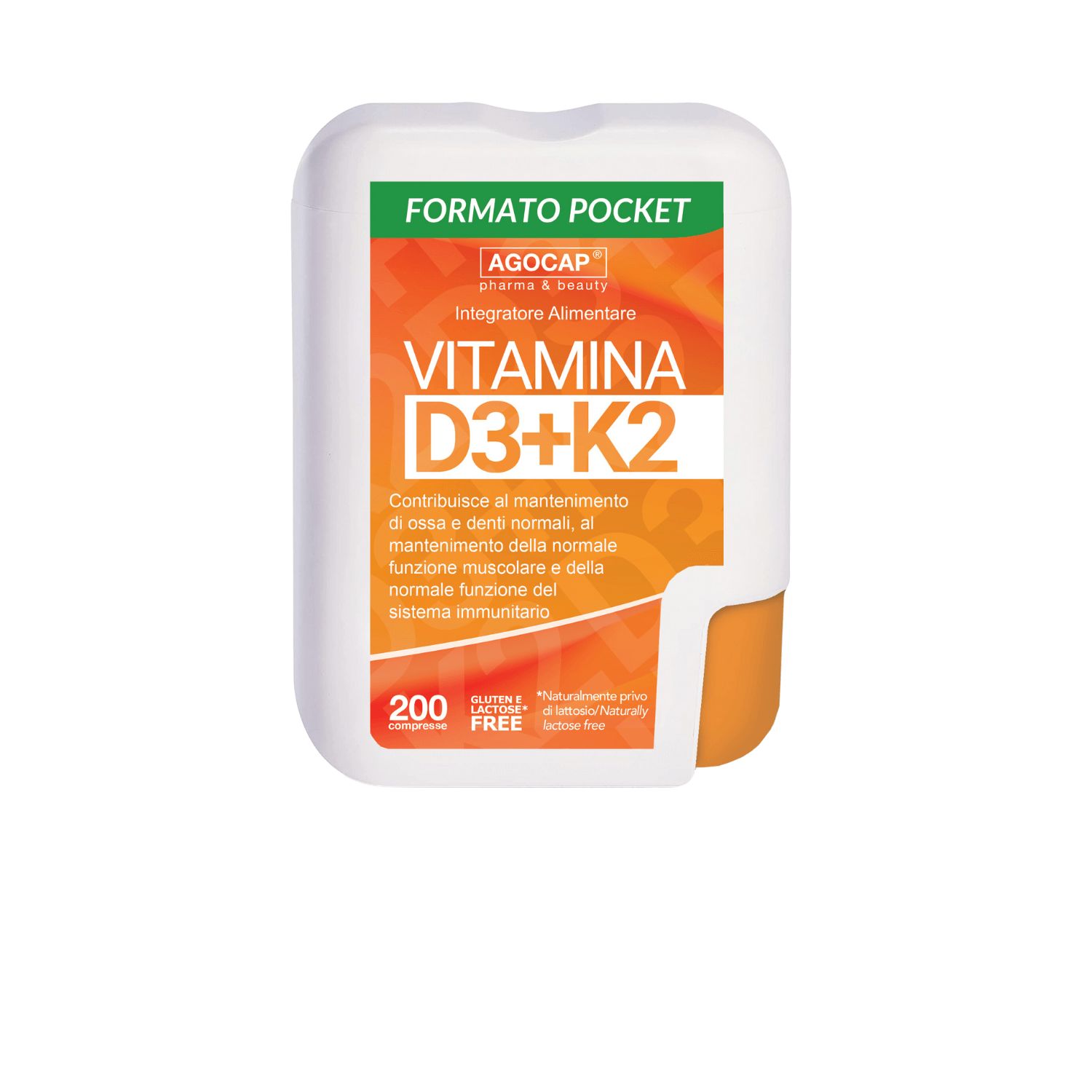 agocap - Vitamina D3-K2 per il Benessere di Ossa e Sistema Immunitario
