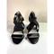 Michael Kors Shoes | Michael Michael Kors New "Wendy" Strappy Stretch Sandal, Lizard-Embossed Black 8 | Color: Black | Size: 8