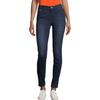 Skinny-fit-Jeans TOM TAILOR, Damen, Gr. 29, Länge 32, grau (schwarz, stone, washed), Denim/Jeans, Obermaterial: 42% Baumwolle, 34% Polyester, 22% Viskose, 2% Elasthan, unifarben, casual, skinny fit lang, Jeans, in figurbetonter 5-Pocket-Form