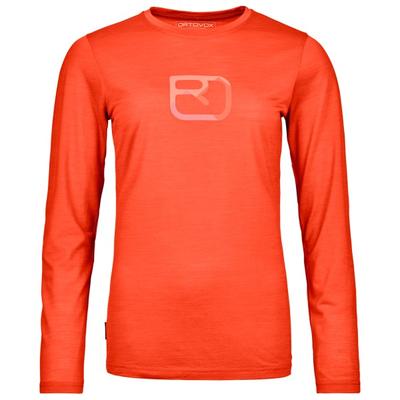 Ortovox - Women's 150 Cool Mountain Silhouette L/S - Merinoshirt Gr S rot Image