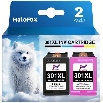 TEMU Halofox 301xl 301 Xl Cartridges Compatible With 301 Printer Cartridges Multipack Black And Colour For 4500 5530 3050 2540 2050 2620 4630