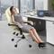 TEMU Office Chair, Ergonomic Office Chair With Large Padded Seat, Height Adjustable Reclining Office Chair