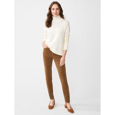 J.McLaughlin Women's Watson Velvet Jeans Camel, Size 8 | Cotton/Elastane/Velvet