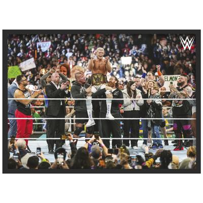 Cody Rhodes Championship-Gewinn-WrestleMania-Poster – gerahmt A3 Image