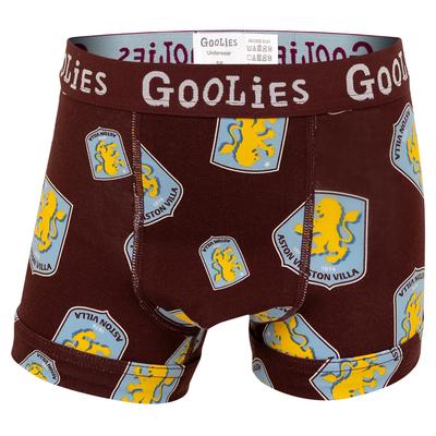Aston Villa Oddballs Crest Boxershorts – Weinrot – Kinder Image