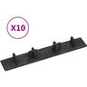 Vidaxl - Tappi per Decking 10 pz Plastica Nero 83188