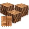 Set di 33 Piastrelle in Legno per 3 m². Piastrelle in Legno di Acacia. Piastrelle con 12 doghe per