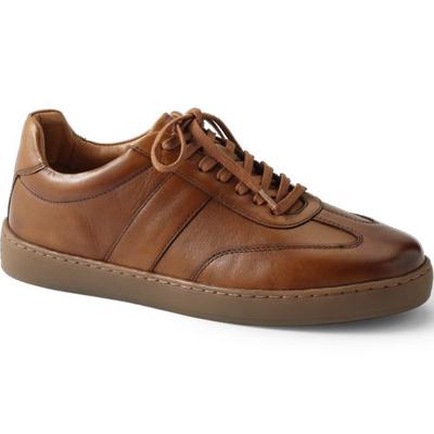 Leather Trainers, Men, size: 11, regular, Misc, Leather/Suede, by Lands' End