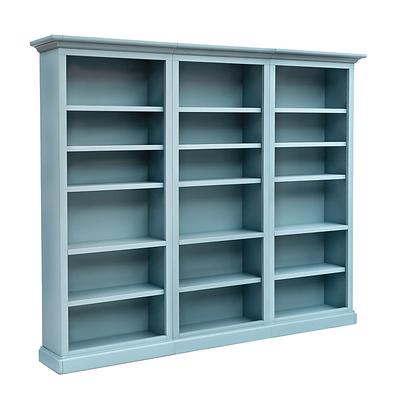 Casa Florentina Josephina 3-Piece Flush Wall Unit - Saturated Blue Gray - Ballard Designs