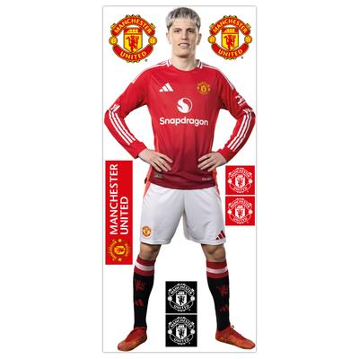Manchester United Alejandro Garnacho 24-25 Spieler-Wandaufkleber – 120 cm Höhe Image