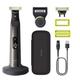 Philips OneBlade Pro 360 Authentisch Face & Body Elektrischer Bartschneider, Rasierer und Bodygroomer, 2x 360 Klingen, 1x Kamm mit 14 Längen, 1x Body Kit, 1x Ladestation, 1x Reiseetui, QP6652/30