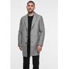 Outdoorjacke STREET ONE MEN, Herren, Gr. M (40), grau (winter grau melange), Stoff, Obermaterial: 100% Polyester; Futter: 100% Polyester , unifarben, casual, gerade lang, V-Ausschnitt, Langarm Bündchen, Jacken, mit Knopfleiste