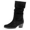 Stiefel GABOR "Palma", Damen, Gr. 44, Normalschaft, schwarz, Nubukleder, unifarben, klassisch, Schuhe, Tricherabsatz, Businessstiefel mit Innen-Reißverschluss
