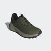 Wanderschuh ADIDAS TERREX "TERREX TRAILMAKER 2.0 LEATHER", Gr. 46, grün (olive strata, olive strata, silber pebble), Leder, Textil, sportlich, Schuhe