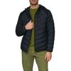 Steppjacke S.OLIVER, Herren, Gr. XXL, blau, Web, Obermaterial: 100% Polyester, unifarben, casual, gerade hüftbedeckend, Rundhals, Langarm Bündchen, Jacken, mit Kapuze und Reißverschluss