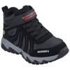 Winterstiefel SKECHERS "RUGGED RANGER-HYDRO SCOUT", Kinder, Gr. 35, schwarz (schwarz, rot), Lederimitat, Textil, sportlich, Schuhe, Trekkingschuh, Outdoorschuh, Schnürboots mit Fleece Futter