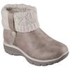 Winterboots SKECHERS "EASY GOING-", Damen, Gr. 38, grau (taupe), Lederimitat, Textil, used, casual, Schuhe, Winterschuh, Schlupfstiefel mit 3M Scotchgard-Imprägnierung