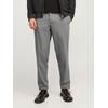 Chinohose JACK & JONES "JPSTACE LEO CHINO NOOS", Herren, Gr. 32, Länge 32, grau (grau melange), Web, Obermaterial: 76% Polyester, 17% Viskose, 7% Elasthan, meliert, modisch, slim fit, Hosen