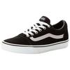 Sneaker VANS "Ward", Gr. 40, schwarz (metallic sidestripe schwarz), Leder, Synthetik, sportlich, Schuhe