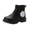 Chelseaboots DISNEY "Frozen", Damen, Gr. 26, schwarz, Synthetik, mehrfarbig, sportlich, Schuhe, Stiefelette, Winterschuhe