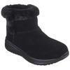 Winterboots SKECHERS "ON-THE-GO STELLAR-COZY STEP", Damen, Gr. 37, schwarz, Veloursleder, casual, Schuhe, Winterstiefel, Schnürstiefel, Boots mit Warmfutter