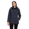 Winterjacke GIL BRET, Damen, Gr. 38, blau (dusky navy), Steppware, Web, Obermaterial: 100% Polyamid, unifarben, casual, gerade Po-bedeckend, Rundhals, Langarm, Jacken, gesteppt mit Kapuze