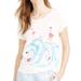 J. Crew Tops | J Crew Top Size Xxs New J.Crew X Donald Robertson Flamingo Art Tee T-Shirt $45 | Color: Cream/Pink | Size: Xxs