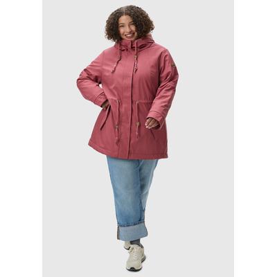 Wintermantel RAGWEAR "Monadis Rainy II Intl.", Damen, Gr. XXXL (46), rosa, Oberstoff: 100% Polyester, Futter: 100% Polyester, Wattierung: 100% Polyester, sportlich, figurbetont Po-bedeckend, hoch geschlossener Ausschnitt, Langarm mit... Image
