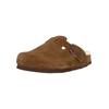 Hausschuh CRUZ "Camillo", Herren, Gr. 37, braun, Leder, casual, Schuhe, mit warmem Fleece-Innenmaterial