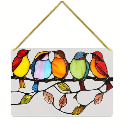 TEMU Pattern Stained Hanging - , 20x30cm Decor For , , And , For