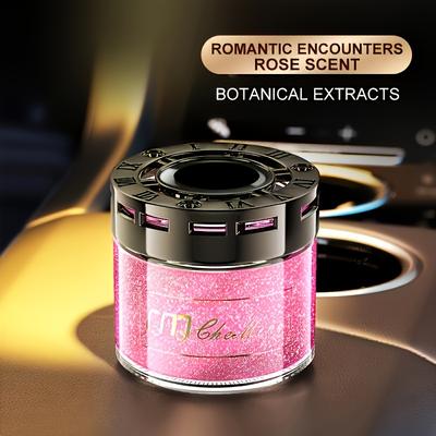 TEMU Luxury Cologne Scented Car Air Freshener - Long-lasting Solid Perfume For Men & Women, Perfect For Vehicle Interiors