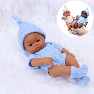 20cm 7.87inch Washable Bebe Reborn Dolls Full Body Vinyl Silicone Reborn Baby Dolls Cute Realistic