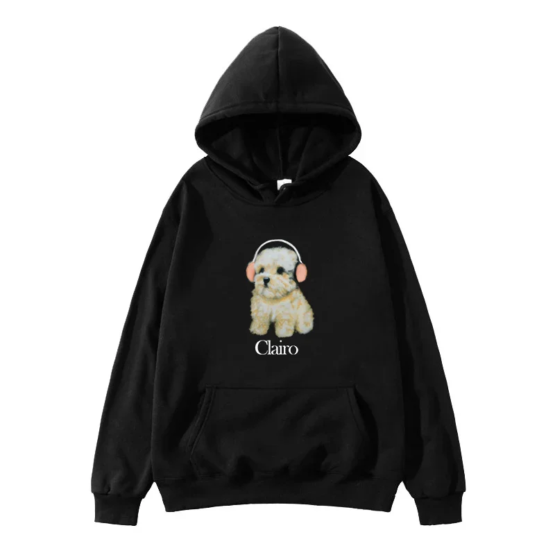 Clairo - Men's and Women's Top Hooded Sweatshirts Fun Dog Pattern Clothes New Harajuku Fashion Hooded Hoodies Autumn/Winter