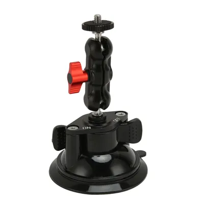 Powerful Suction Cup Camera Car Mount Action Camera Mount Camera Car Mount Dual Ball Articulating