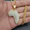 Collier pendentif carte géographique pour hommes et femmes, mode créative, personnalisé, tendance, Rock éthiopien, bijoux, accessoires pour femmes