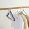 5PCS Clothes Rack Non-slip And Non-trace Household Dip Plastic Drying Clothes Rack Hanger Hanger